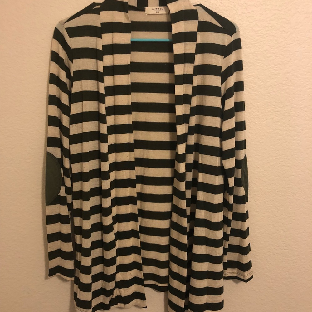 Striped cardigan